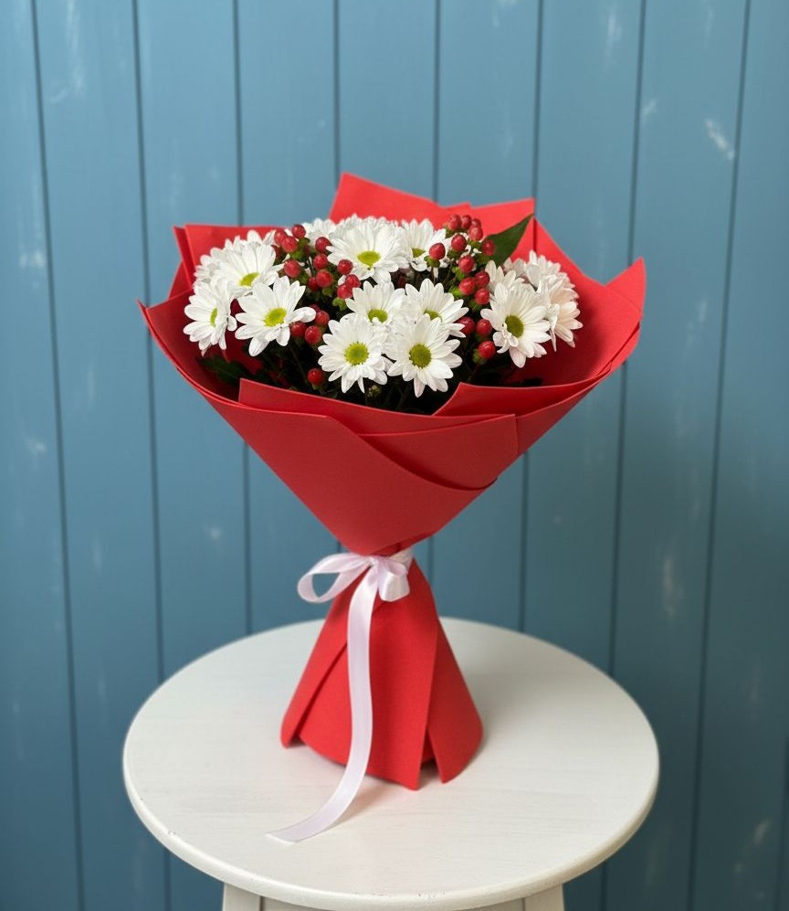 Букет цветов из: Хризантемы в Трубчевске