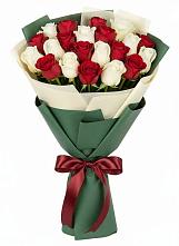 Букет Микс из красных и белых роз #REPLACE_PRED# Трубчевске