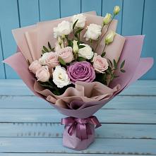 Букет цветов из:  Розы и Лизиантусы #REPLACE_PRED# Трубчевске