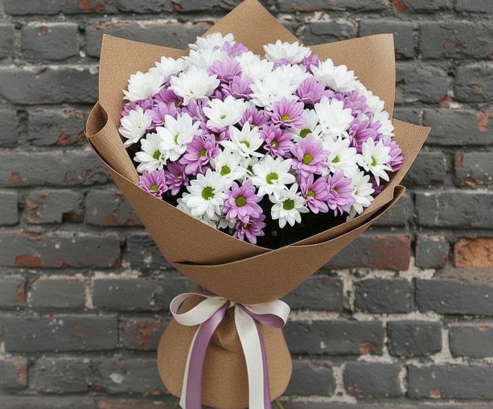 Букет цветов из: Хризантемы в Трубчевске