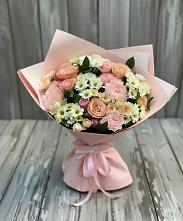 Букет цветов из:  Гвоздики, Розы и Хризантемы в Трубчевске