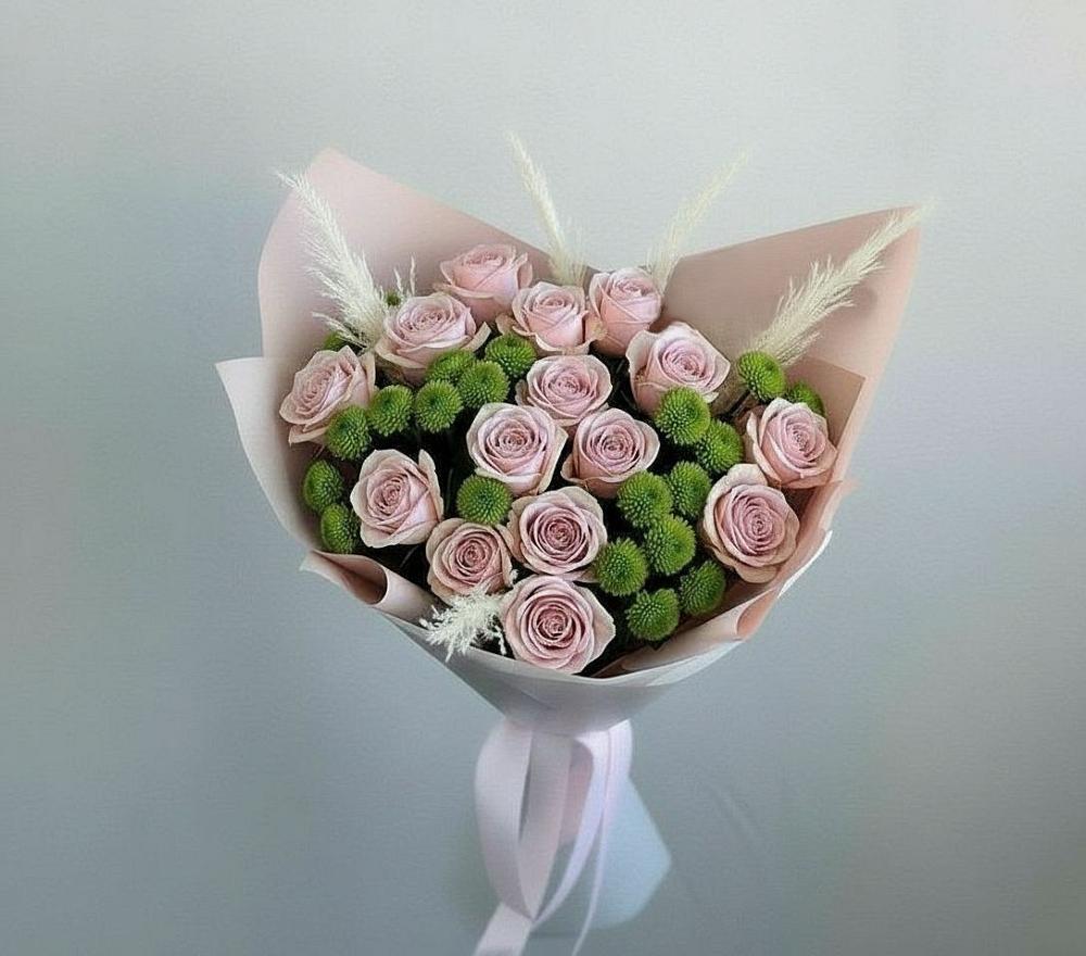 Букет цветов из: Розы и Хризантемы в Трубчевске