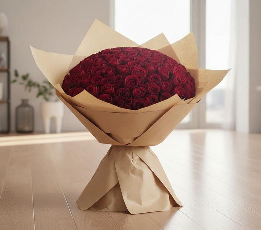 Букет 101 Красная роза в Трубчевске
